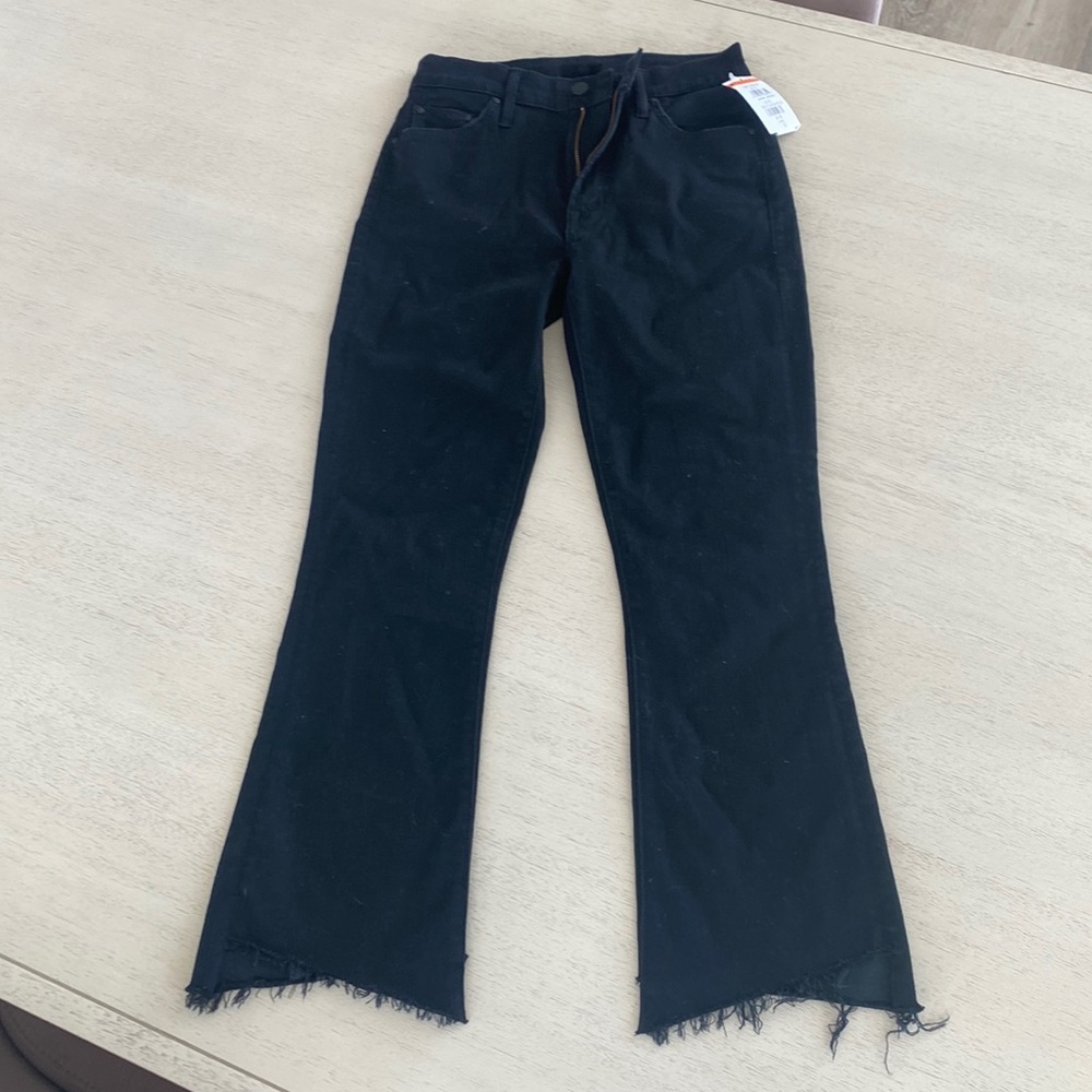 MOTHER Insider Crop Step Fray in Not Guilty Size 27